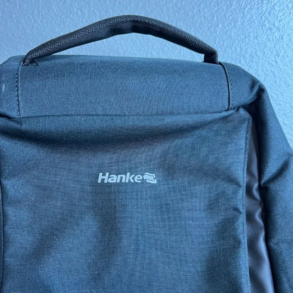 Hanke Anti-Theft Laptop Business Backpack‎ Smart Phone Charger Black